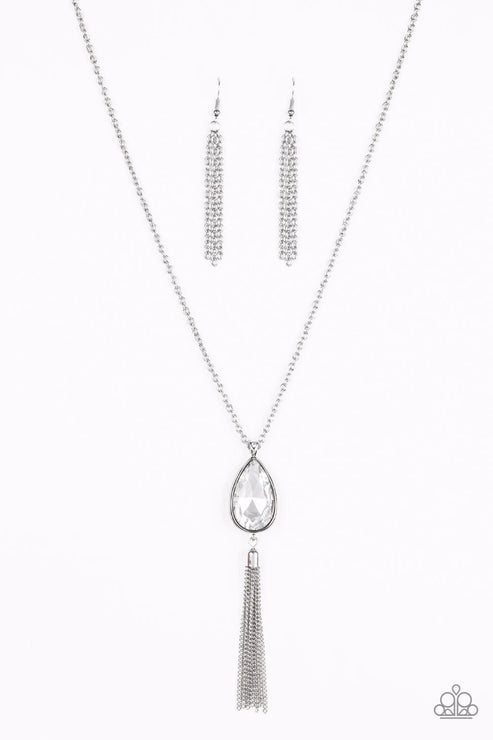 Paparazzi  Elite Shine - White  Necklace