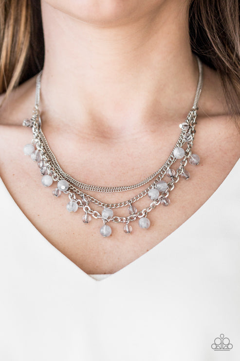 Paparazzi  Ocean Odyssey - Silver  Necklace