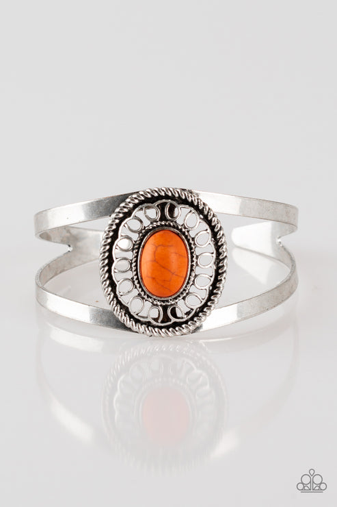 Paparazzi  Deep In The TUMBLEWEEDS - Orange  Bracelet