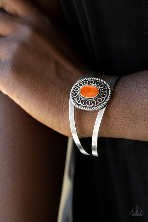 Paparazzi  Deep In The TUMBLEWEEDS - Orange  Bracelet