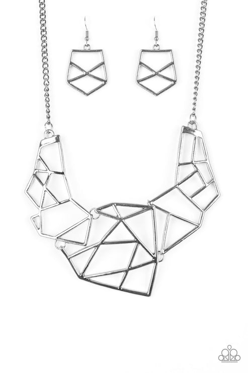 Paparazzi  World Shattering - Black  Necklace