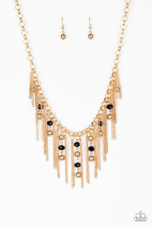 Paparazzi  Ever Rebellious - Gold  Necklace