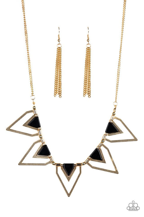 Paparazzi  The Pack Leader - Gold  Necklace