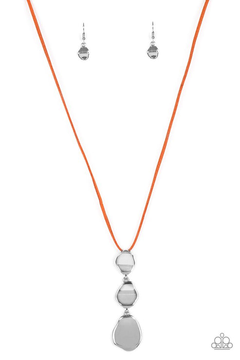 Paparazzi  Embrace The Journey - Orange  Necklace