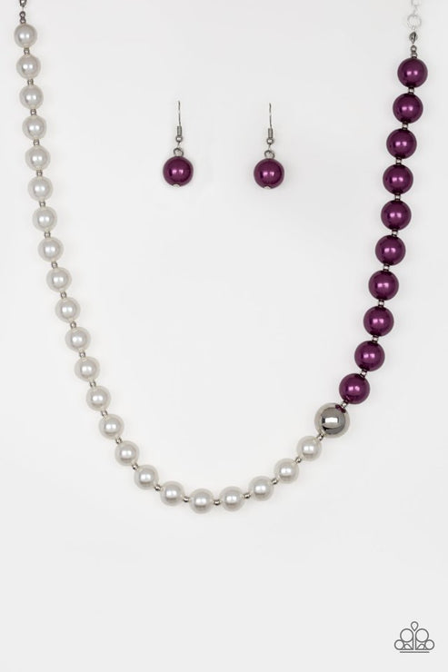 Paparazzi  5th Avenue A-Lister - Purple  Necklace