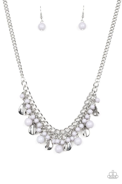 Paparazzi  Summer Showdown - Silver  Necklace