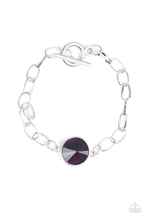 Paparazzi  All Aglitter - Purple  Bracelet