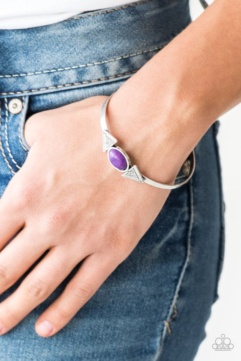 Paparazzi  Apache Trail - Purple  Bracelet