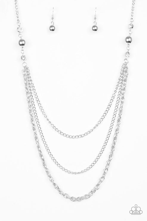 Paparazzi  RITZ It All - White  Necklace