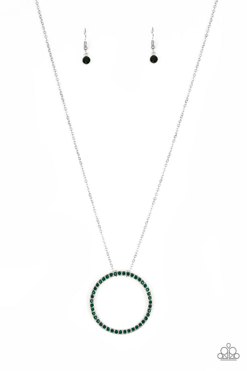 Paparazzi  Center Of Attention - Green  Necklace