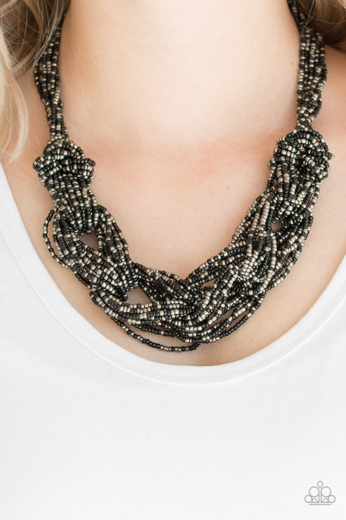 Paparazzi  City Catwalk - Black  Necklace