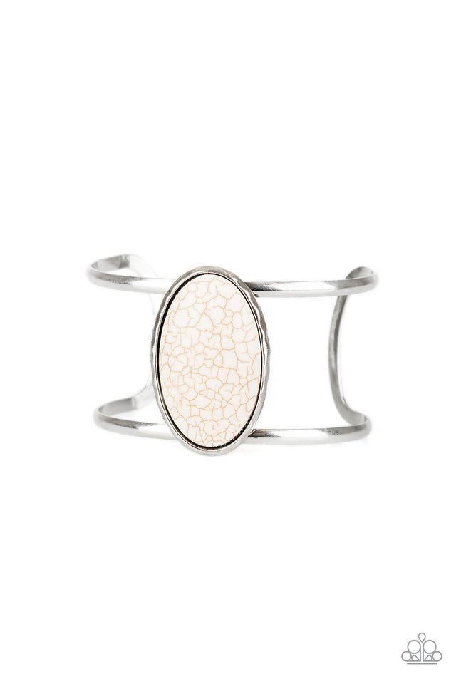 Paparazzi Desert Empress - White  Bracelet