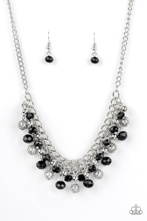 Paparazzi  Party Spree - Black  Necklace