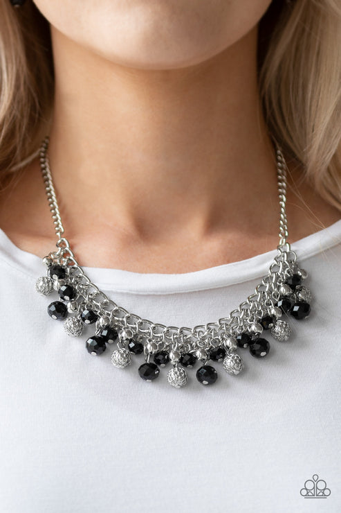 Paparazzi  Party Spree - Black  Necklace