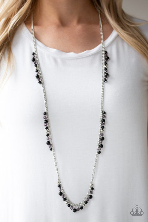 Paparazzi  Miami Mojito - Black  Necklace