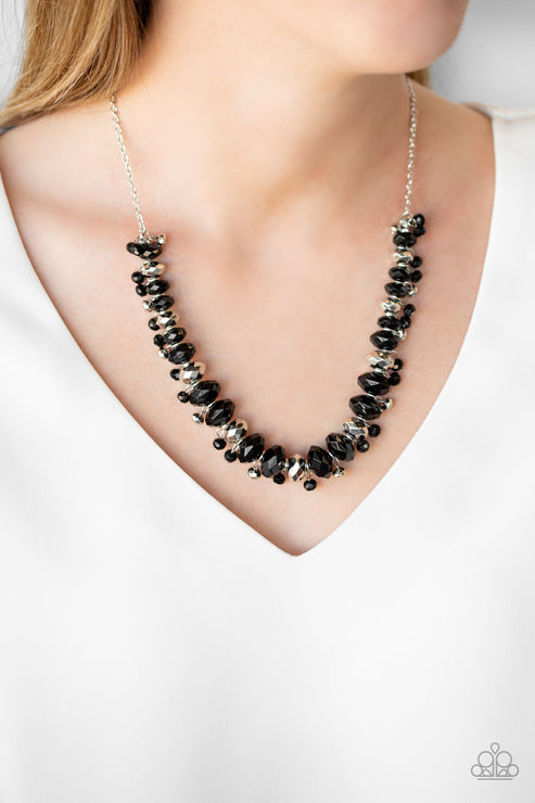 Paparazzi  BRAGs To Riches - Black  Necklace