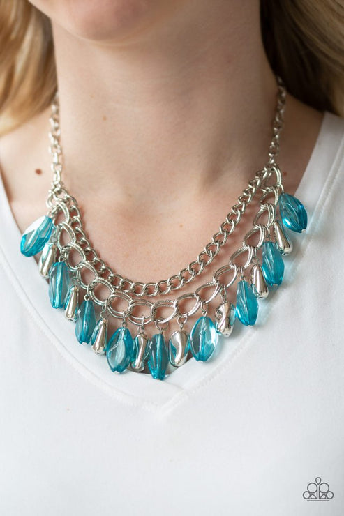 Paparazzi  Spring Daydream - Blue  Necklace