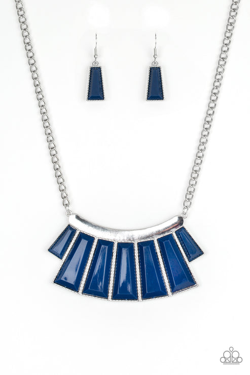 Paparazzi Glamour Goddess - Blue  Necklace