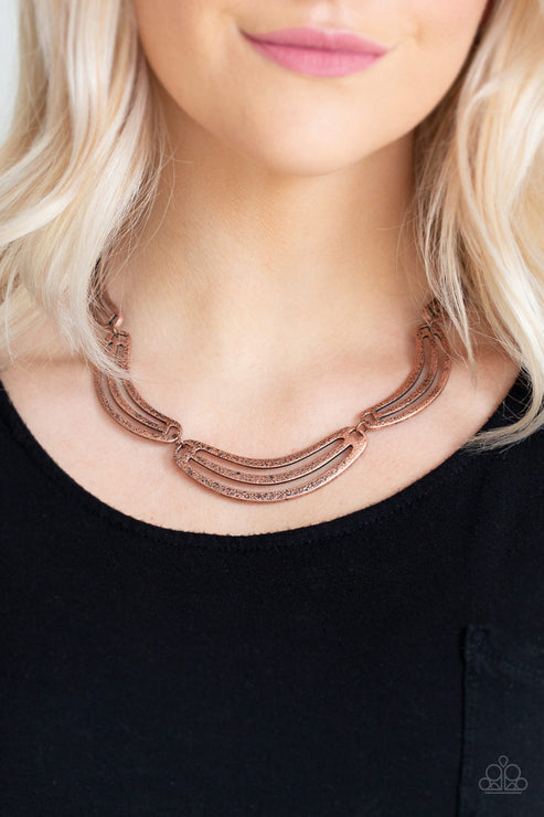 Paparazzi  Palm Springs Pharaoh - Copper  Necklace