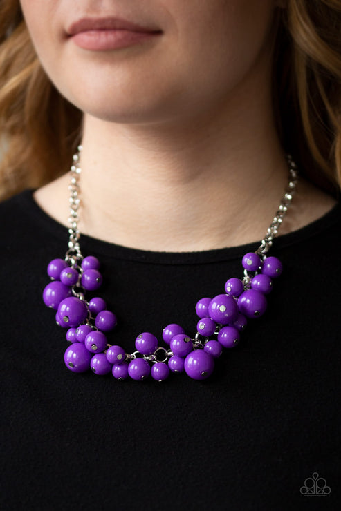 Paparazzi  Walk This BROADWAY - Purple  Necklace