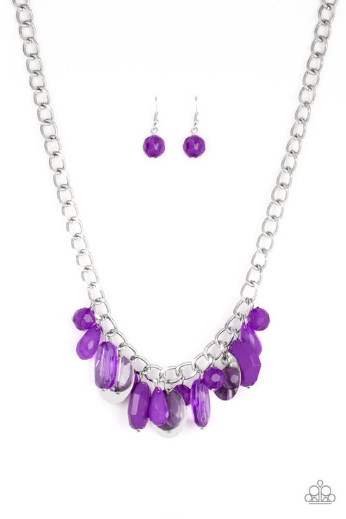 Paparazzi  Treasure Shore - Purple  Necklace