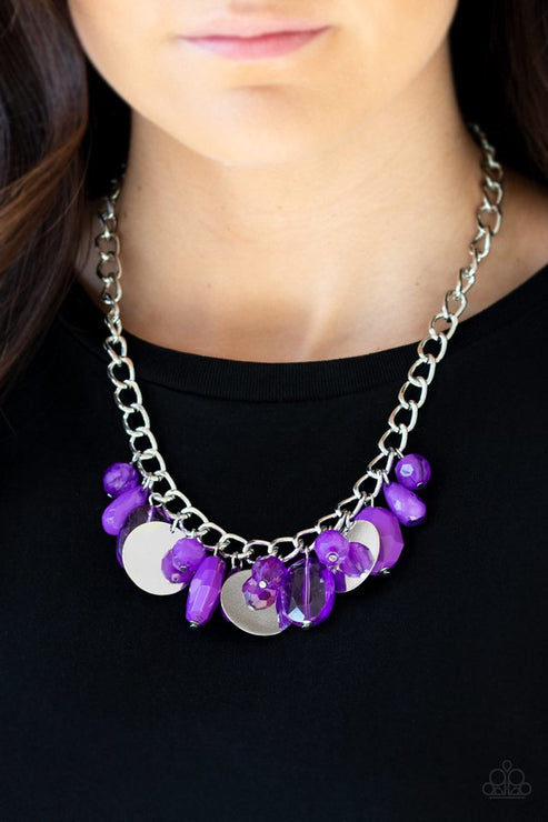 Paparazzi  Treasure Shore - Purple  Necklace