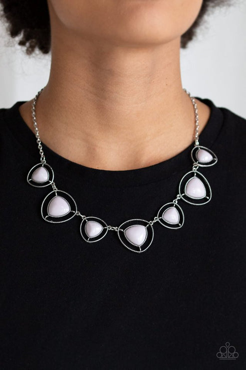 Paparazzi  Make A Point - Silver  Necklace