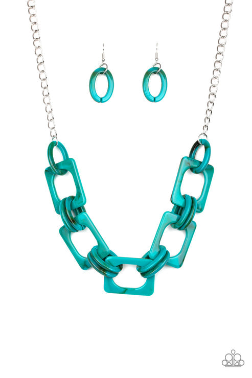 Paparazzi  Sizzle Sizzle - Blue  Necklace