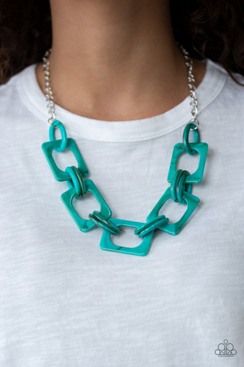 Paparazzi  Sizzle Sizzle - Blue  Necklace