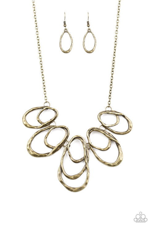 Paparazzi  Terra Storm - Brass  Necklace