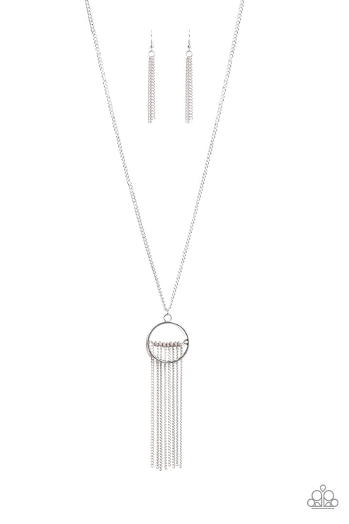 Paparazzi  Terra Tassel - Silver  Necklace