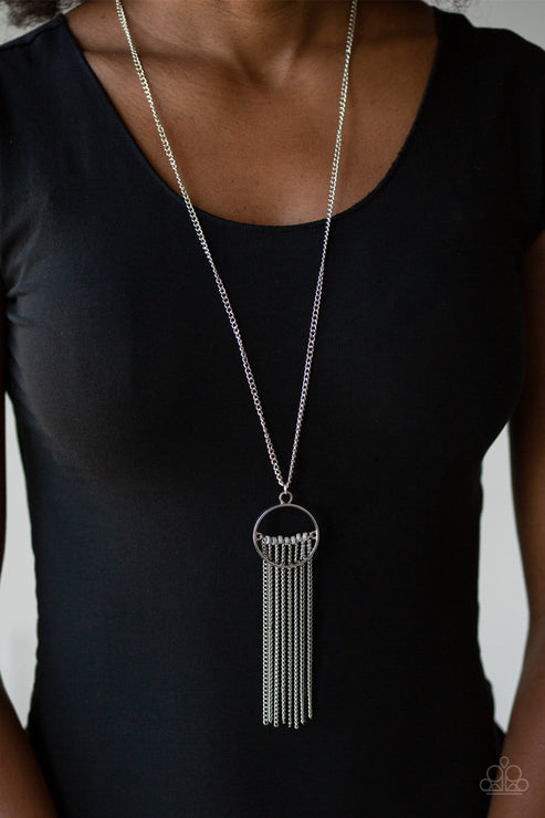 Paparazzi  Terra Tassel - Silver  Necklace