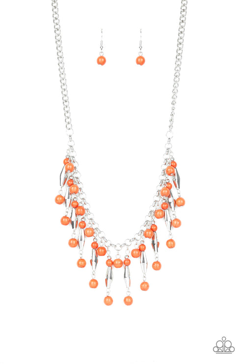 Paparazzi  Earth Conscious - Orange  Necklace