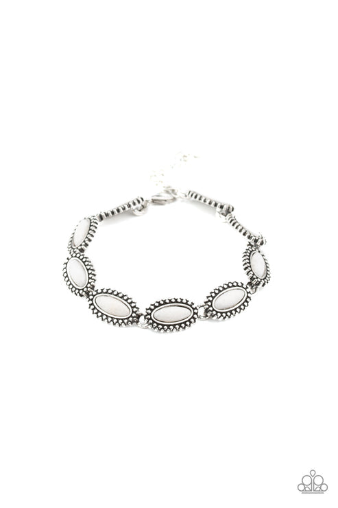 Paparazzi  Mineral Magic - White  Bracelet