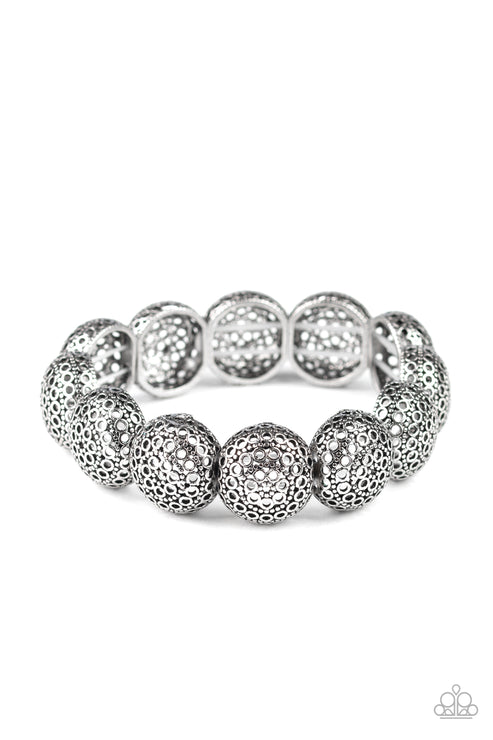 Paparazzi  Obviously Ornate - Silver  Bracelet