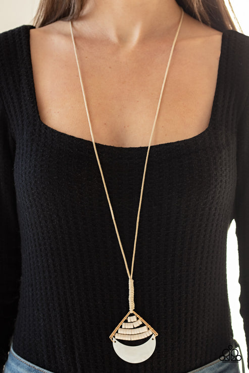 Paparazzi  Beach Beam - Gold  Necklace