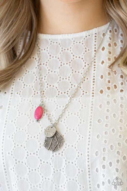 Paparazzi  Free-Spirited Forager - Pink  Necklace