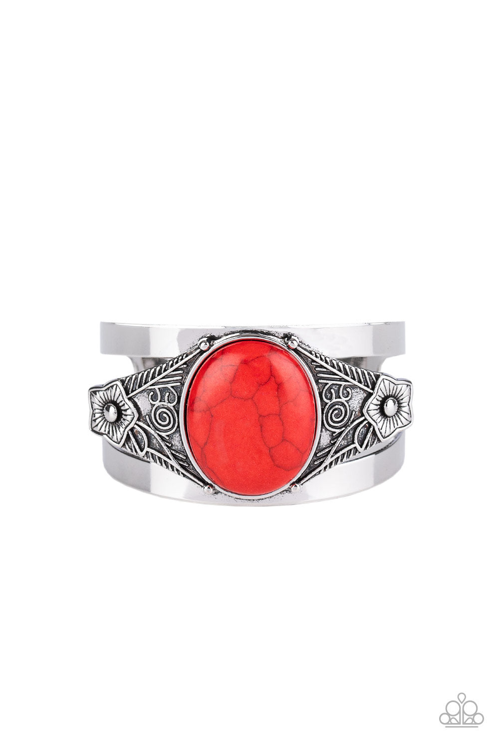 PAPARAZZI "DESERT NATURE" RED BRACELET