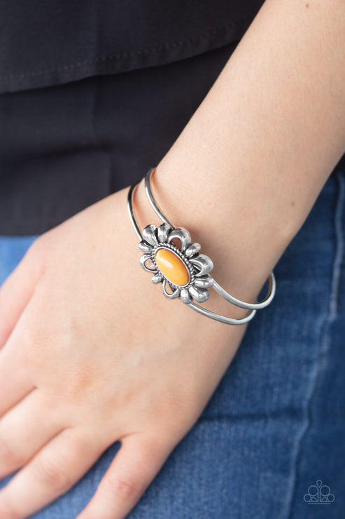 Paparazzi  Serene Succulent - Orange  Bracelet