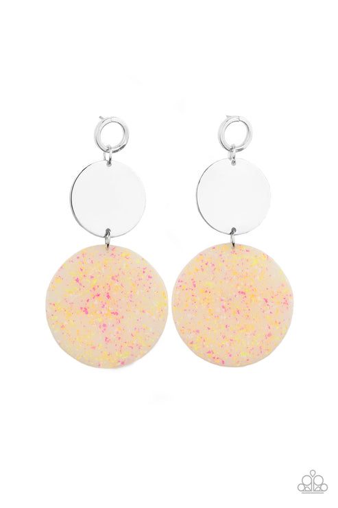 Paparazzi  Beach Day Glow - Multi  Post Earrings