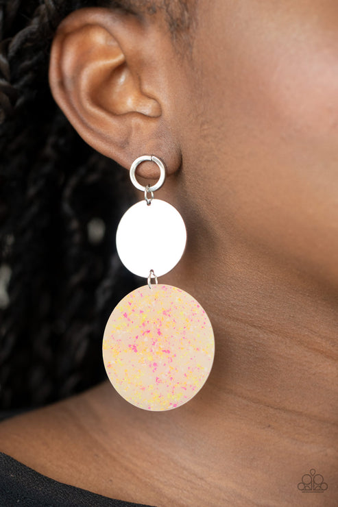 Paparazzi  Beach Day Glow - Multi  Post Earrings