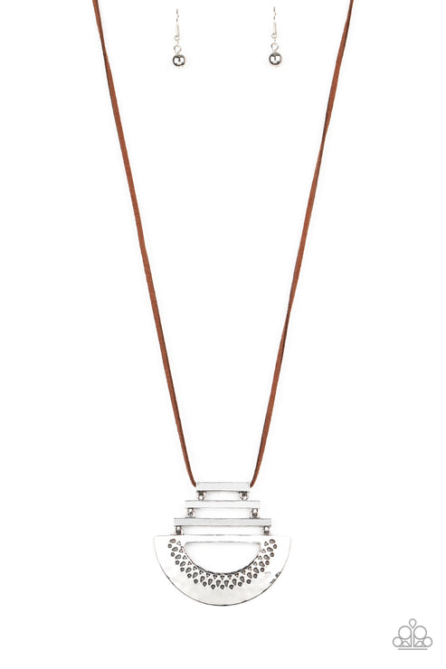 Paparazzi  Rise and SHRINE - Brown  Necklace