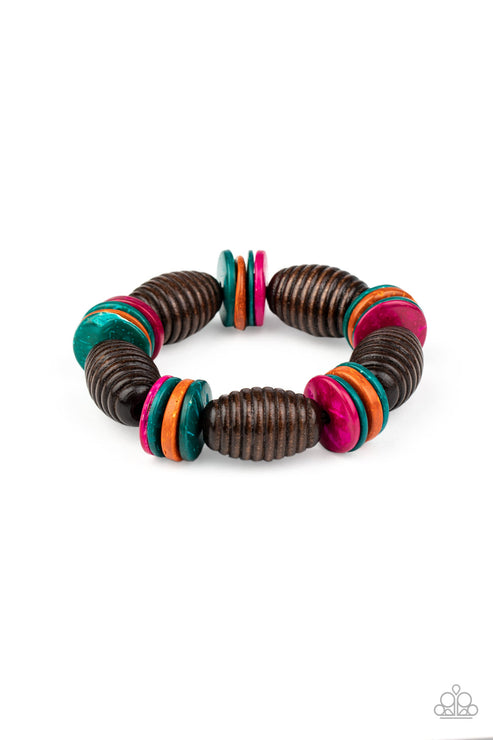 Paparazzi  Caribbean Castaway - Multi  Bracelet