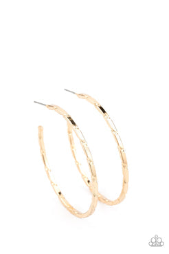 Paparazzi  Unregulated - Gold  Earrings