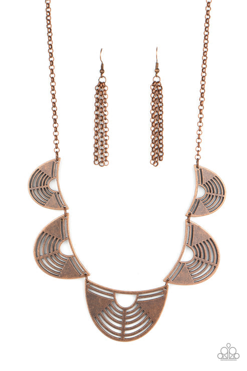 Paparazzi  Record-Breaking Radiance - Copper  Necklace