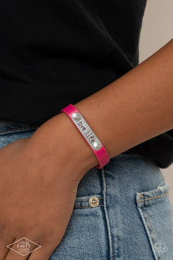 Paparazzi  Love Life - Pink  Bracelet