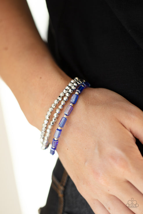 Paparazzi  Elegant Essence - Blue  Bracelet