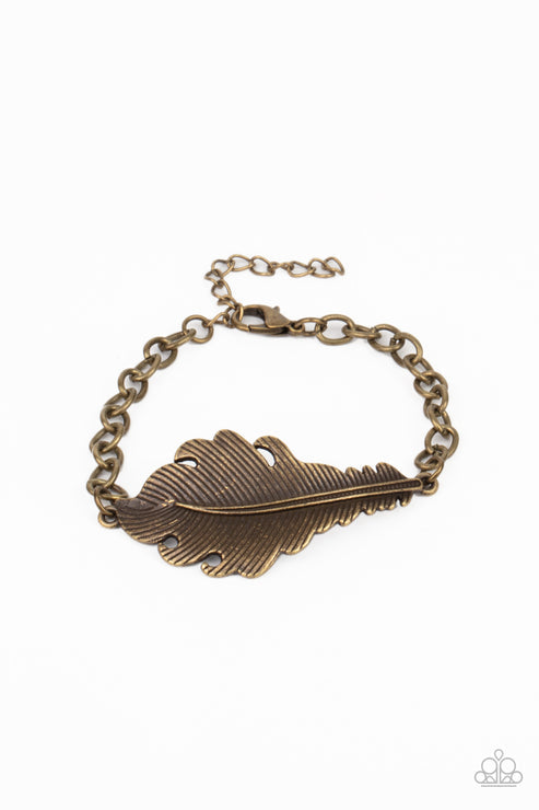 Paparazzi  Rustic Roost - Brass  Bracelet