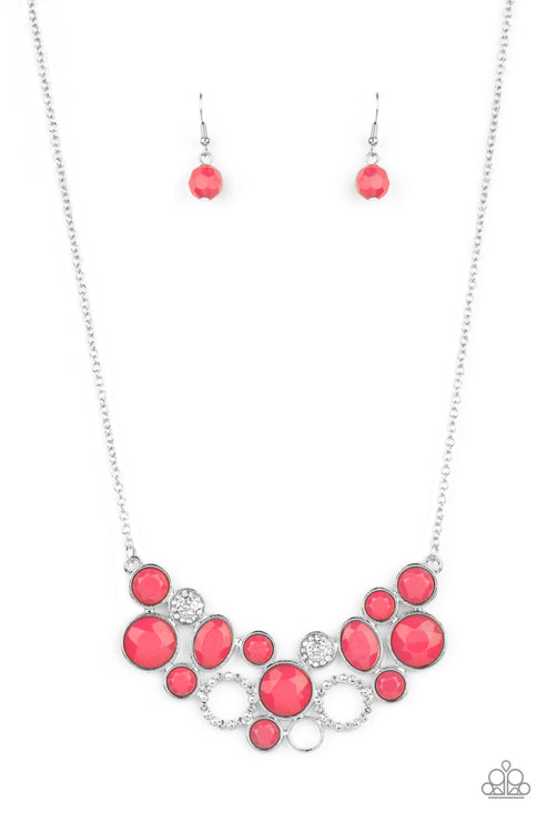 Paparazzi  Extra Eloquent - Pink  Necklace