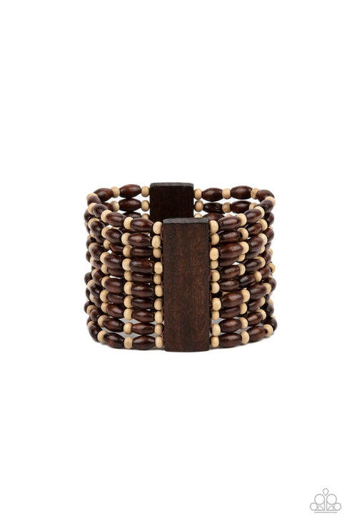 Paparazzi  Cayman Carnival - Brown  Bracelet